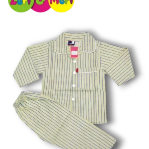 Night suit cotton lining 1 to 4y green