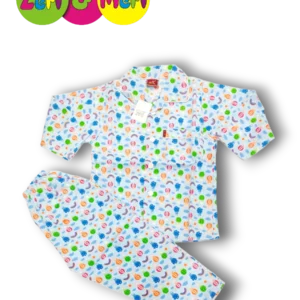 Night suit cotton parachute 1 to 4y blue