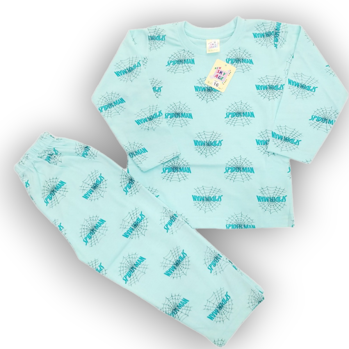 Night suit 2 to 5 years in hosiery stuff Spiderman 1 Night suit hosiery 2 to 5y