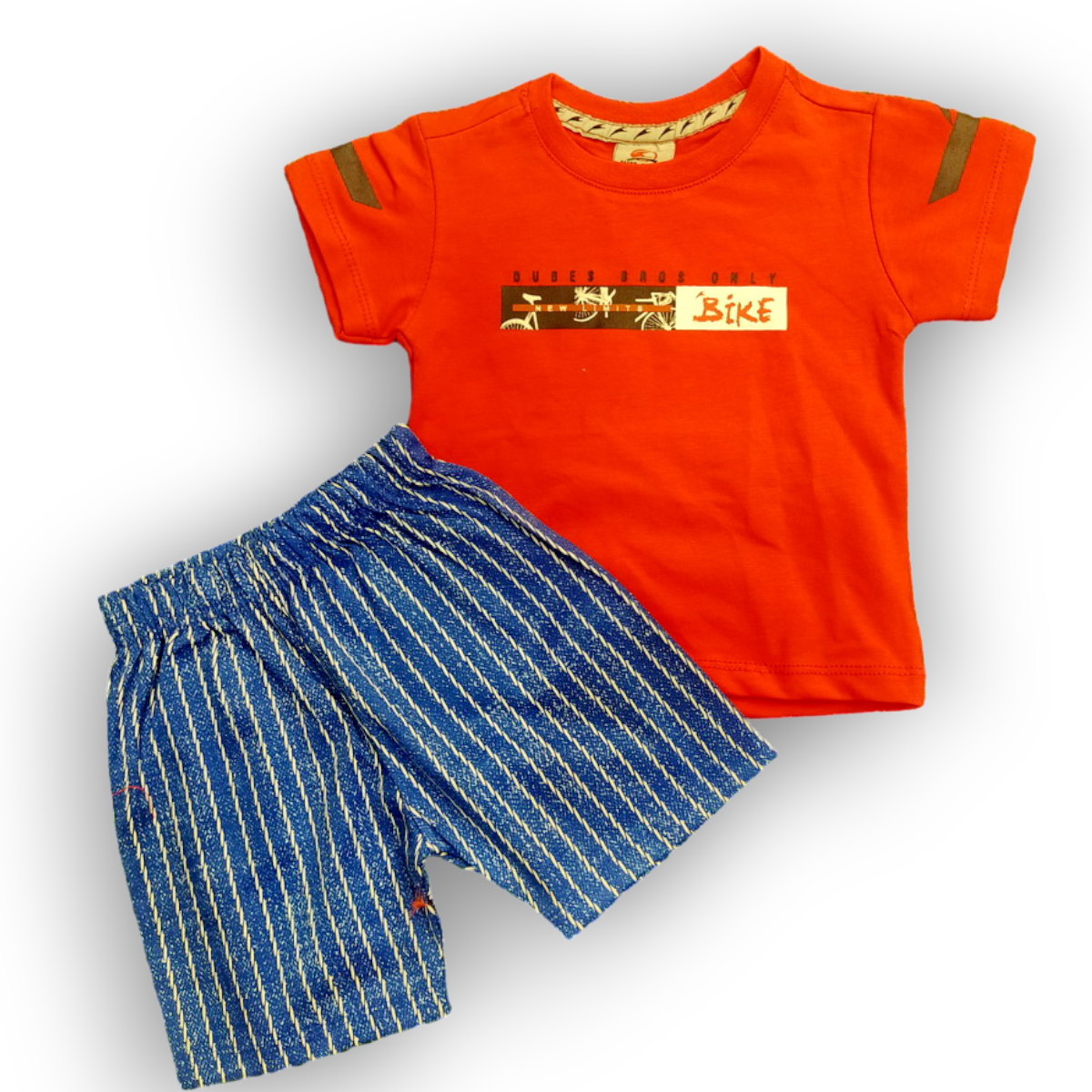 Bike Boy Suit 3 to 12m 1 bike suit red